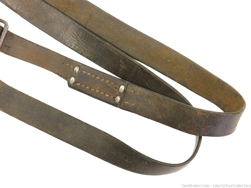 Finnish Civil Guard M30 Mosin Nagant Leather Sling EARLY BUCKLE Type-img-2