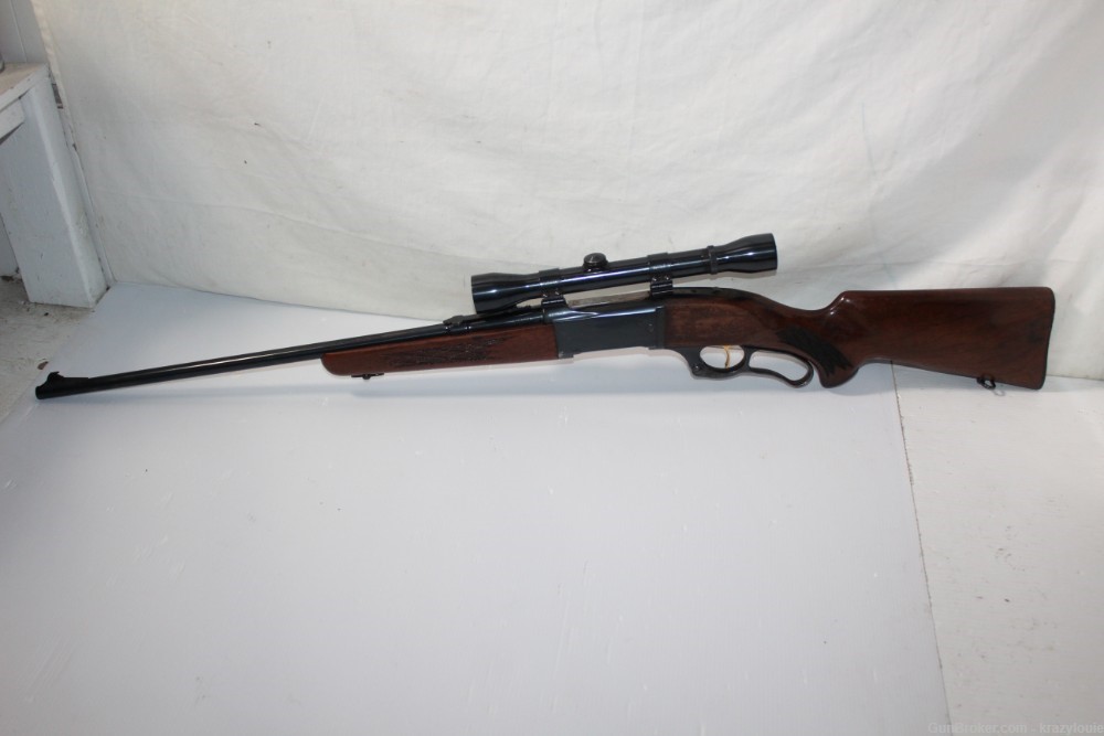 Savage Model 99C 99 .308 Lever Action Rifle 22" Brl w/ Scope NO Mag AS IS -img-1
