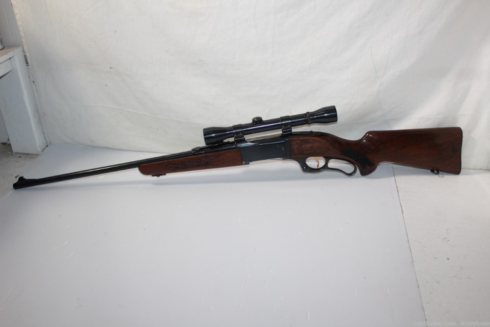 Savage Model 99C 99 .308 Lever Action Rifle 22" Brl w/ Scope NO Mag AS IS -img-2