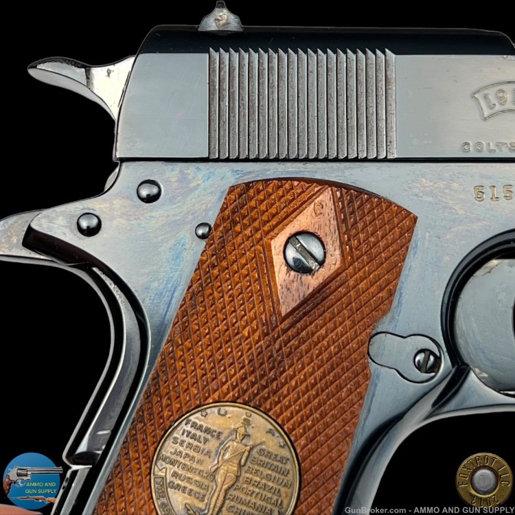 COLT 1911 WORLD WAR I COMMEMORATIVE CHATEAU THIERRY 45 ACP - LETTER-img-7