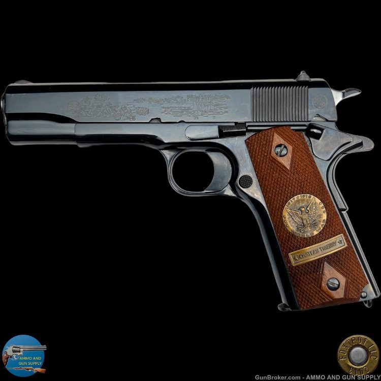 COLT 1911 WORLD WAR I COMMEMORATIVE CHATEAU THIERRY 45 ACP - LETTER-img-3