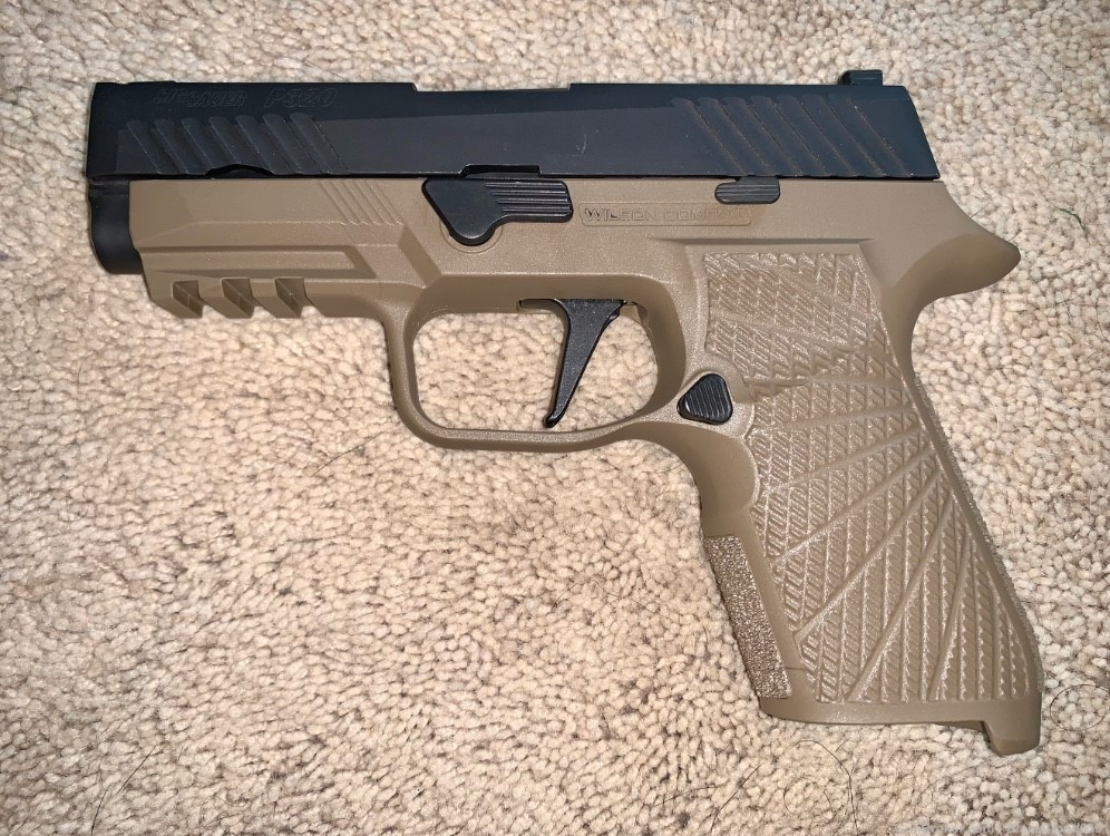 Sig P320 X-Compact 3.6” with extra P320 C 3.9” Upper, 3 Grips, IWB Holster-img-6