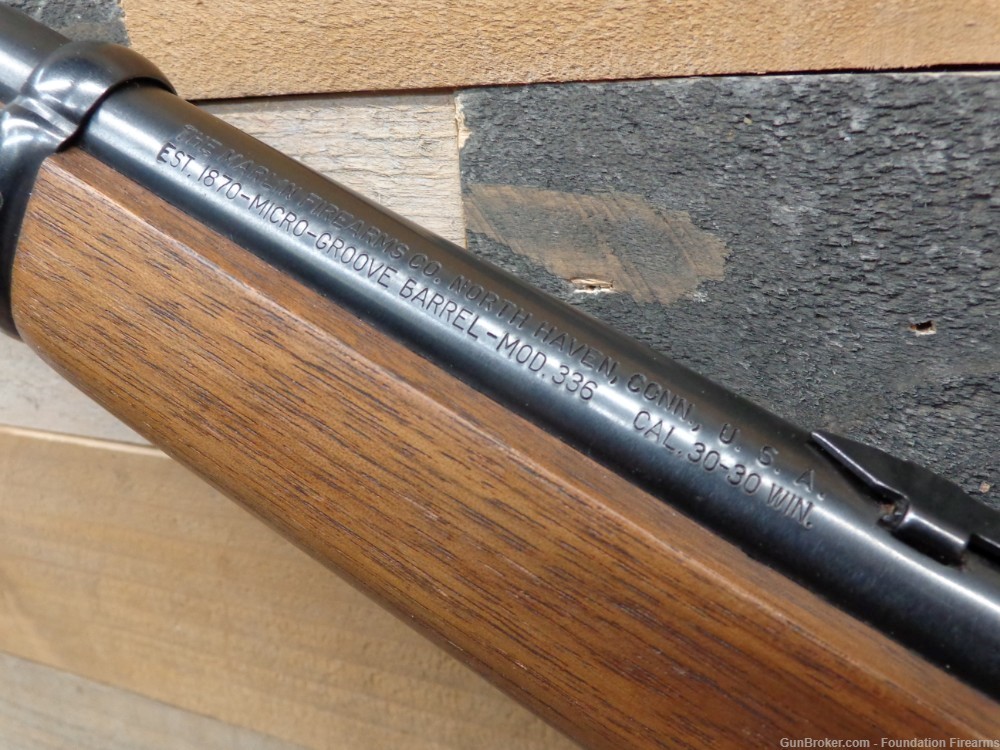 JM Marlin 336 .30-30 Win Lever Rifle 1970 100th Anniversary Centennial Coin-img-8