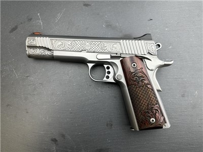 PROTOTYPE - Kimber 1911 Custom Engraved Royal Fish Scale by Altamont