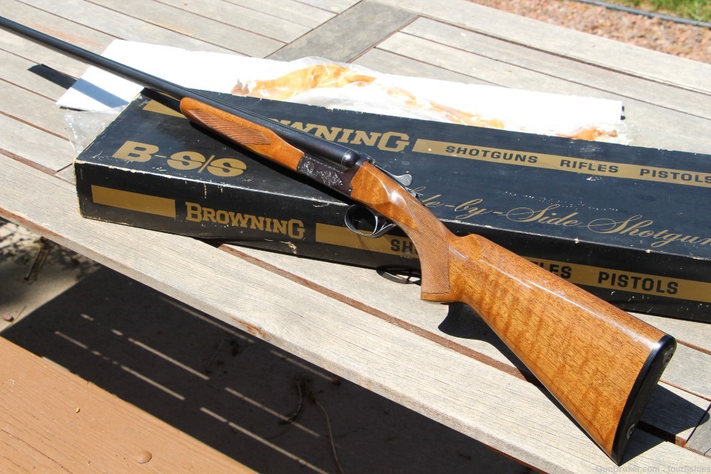 MINT Browning BSS 20ga SXS boxlock shotgun factory BOX manual ENGRAVED 20 -img-18