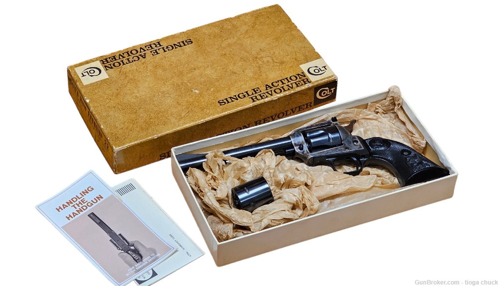 Colt New Frontier 22LR/22 Magnum *Made 1974* original box 6"-img-0