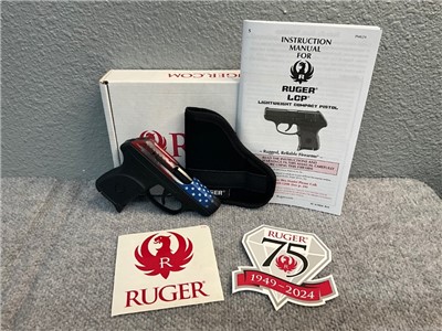 Ruger LCP - 13710 - 380ACP - American Flag - 2” - 6+1 - 18694