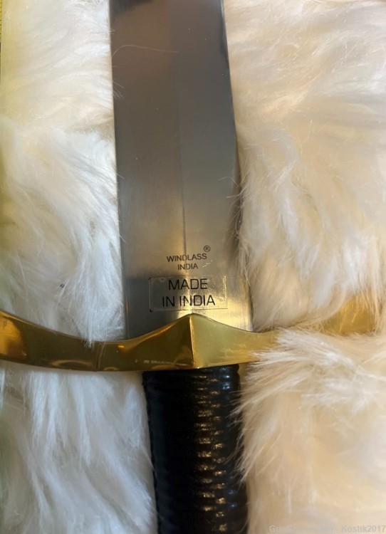 Knights dagger with brass pommel - B-Ware-img-2