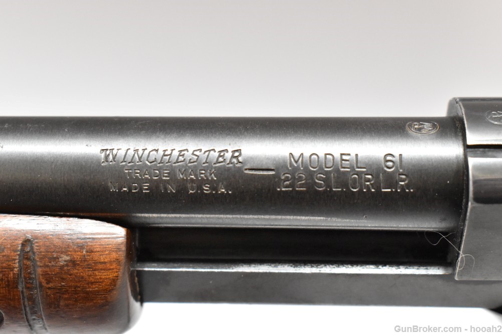 Late Winchester Model 61 Pump Rifle 22 S L LR C&R 1963 READ-img-30