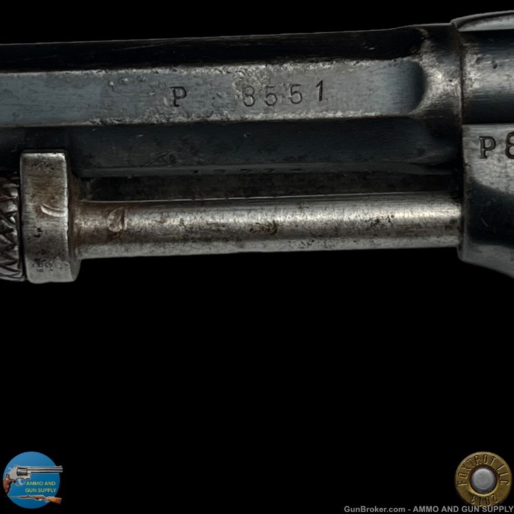 W+F BERN SWISS 1882 REVOLVER - 7.5mm - 1900 - C&R - PENNY START NO RESERVE-img-9