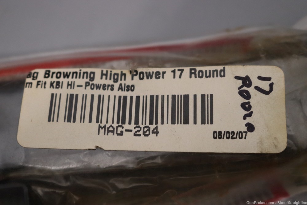 Lot O' Nine (9) Miscellaneous Browning Hi-Power BHP35 Type Pistol Magazines-img-2