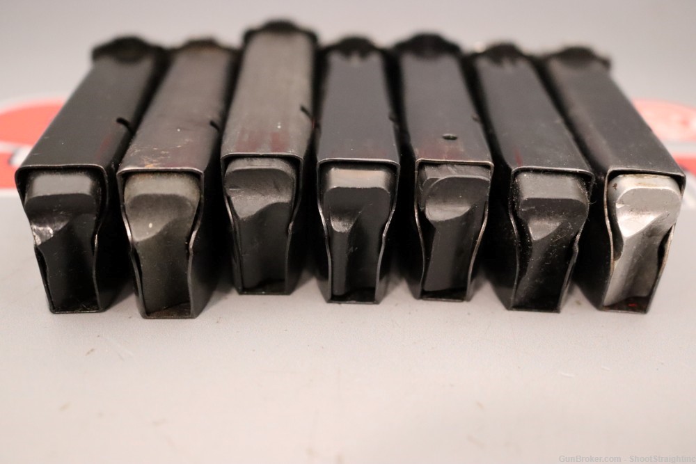 Lot O' Nine (9) Miscellaneous Browning Hi-Power BHP35 Type Pistol Magazines-img-5