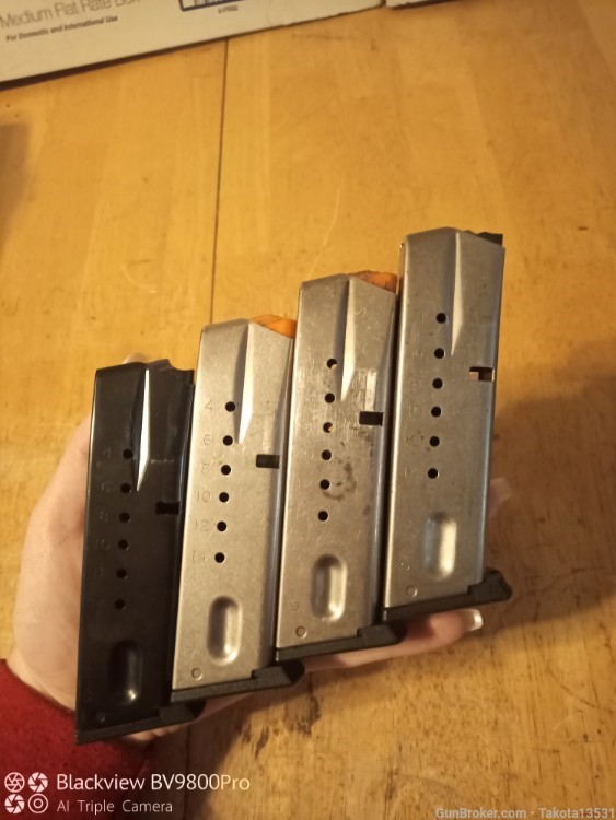 4 Factory S&W 15rd 9mm Magazines for S&W 59, 459, 659, 5903, 5904, 5906, +-img-8