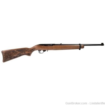 Ruger 10/22 Custom Engraved Whitetail Series Carbine Rifle .22LR 10Rd 18.5"-img-0