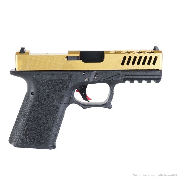 Complete Assembled Optic Ready Slide for Glock 19 Gen 3 | PVD Gold Slide-img-5