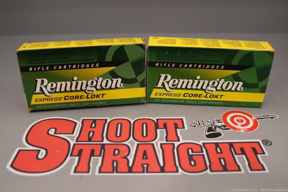 Lot o' 34 Rounds of Remington Express Core-Lokt .243Win 100gr Ammunition-img-0