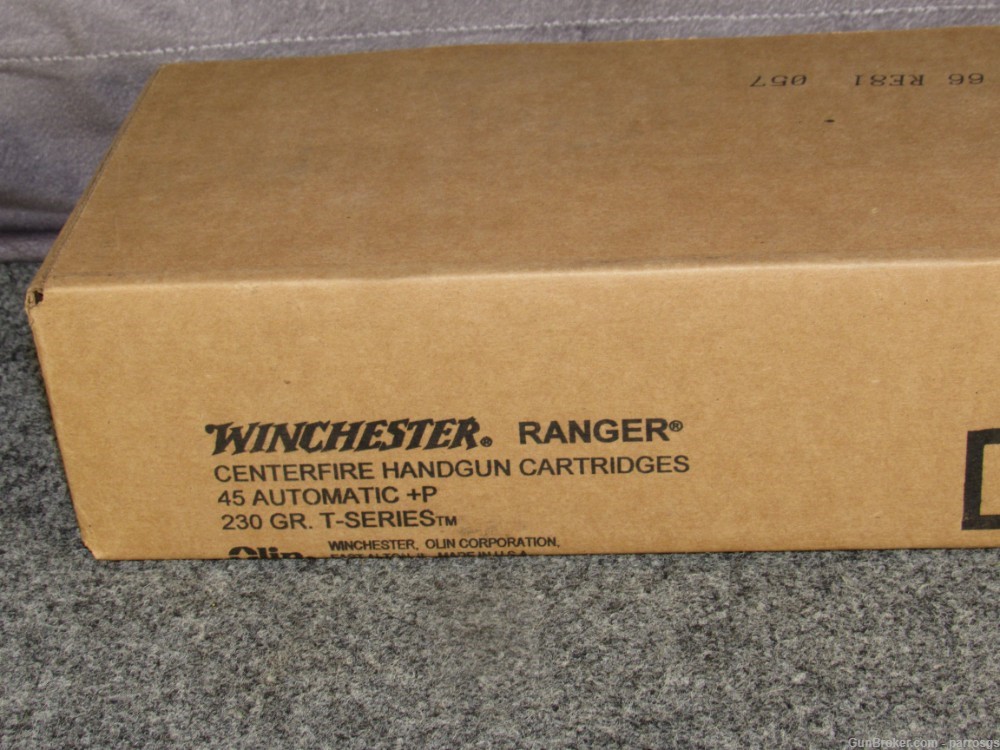 Winchester Ranger T Series RA45TP Case 500 45 Automatic + P ACP 230 GR Ammo-img-2
