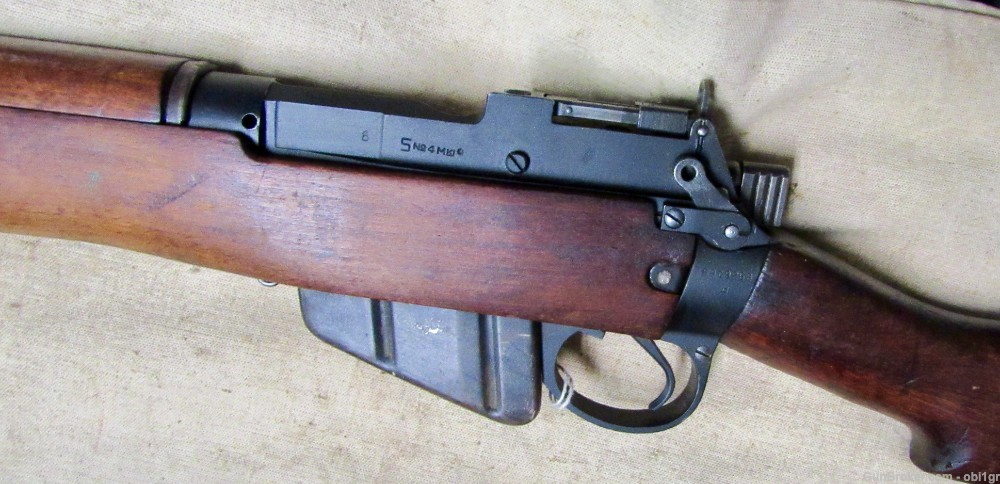 WWII Savage US Property No.4 Mk.I* .303 British Enfield Rifle .01 NO RESERV-img-5