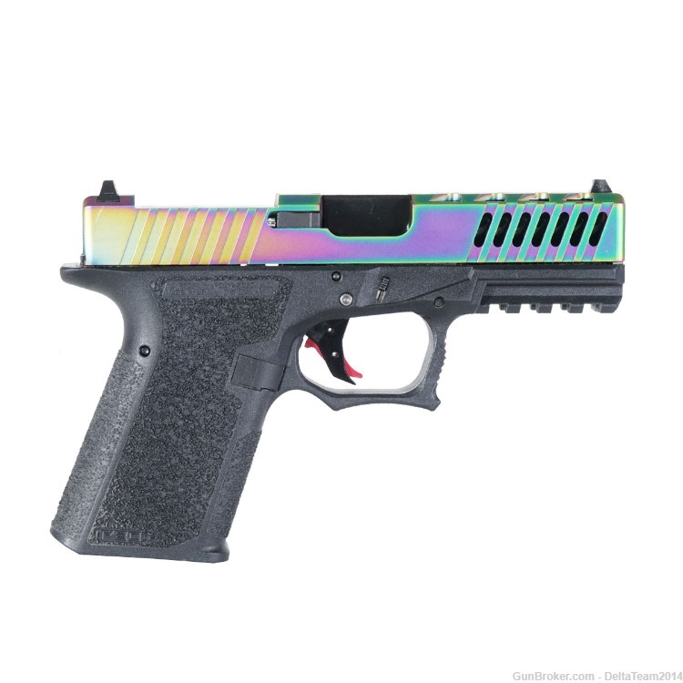 Complete Assembled Optic Ready Slide for Glock 19 Gen3 | PVD Rainbow Finish-img-5