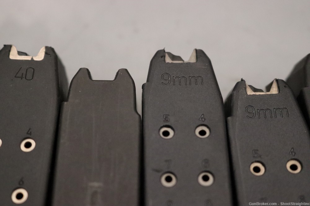 Lot O' Eight (8) Miscellaneous Glock Type Pistol Magazines-img-3