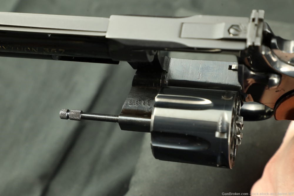 Colt Python Model I3660 Blue 6" 357 Magnum Double Action, MFD 1977-img-26