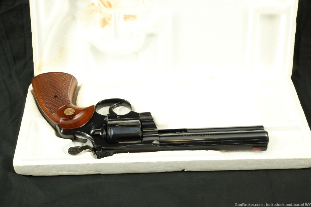 Colt Python Model I3660 Blue 6" 357 Magnum Double Action, MFD 1977-img-29