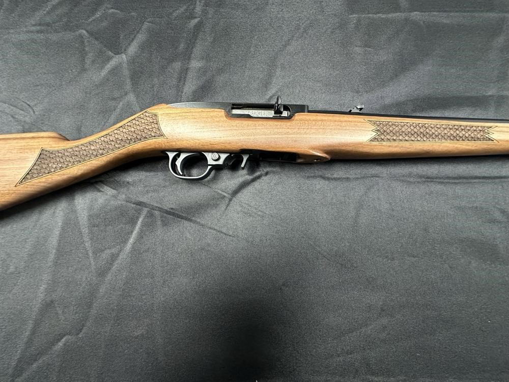 Ruger 10/22 Carbine 1103 22 LR 18.5" Satin Black, Custom Fish Scale Stock-img-2