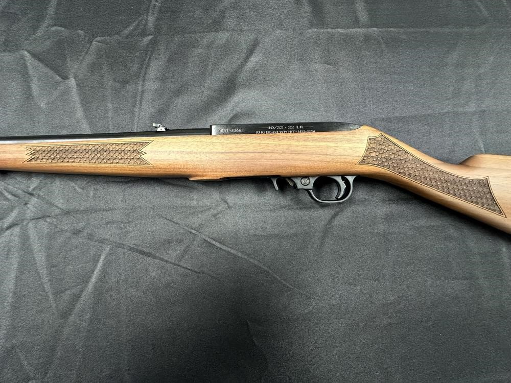 Ruger 10/22 Carbine 1103 22 LR 18.5" Satin Black, Custom Fish Scale Stock-img-6