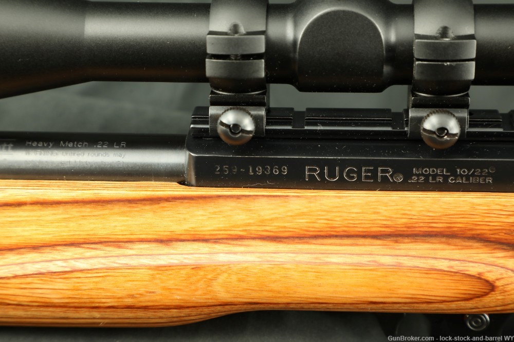 Custom Ruger 10/22 22LR Semi-Auto Rifle Adams & Bennett Heavy Match Barrel -img-25