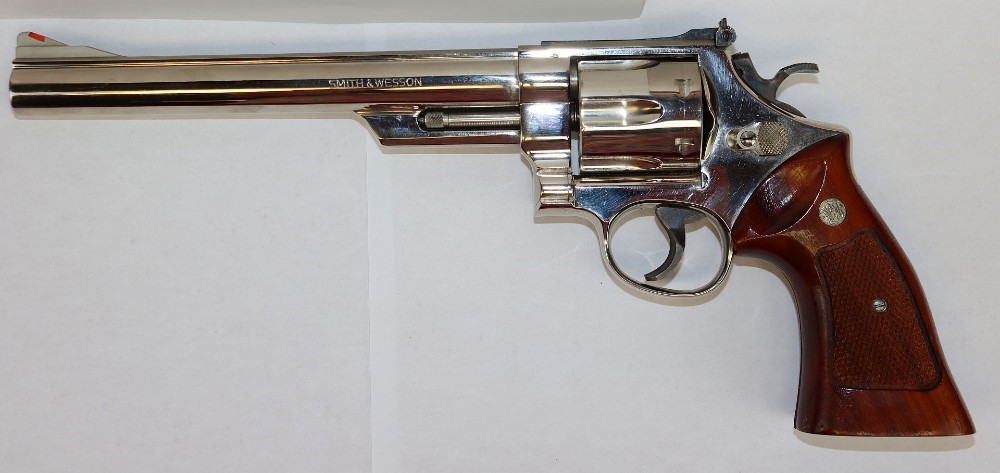 *Smith & Wesson 29-2 8 3/8" .44MAG Nickel revolver- EXC COND!-img-4