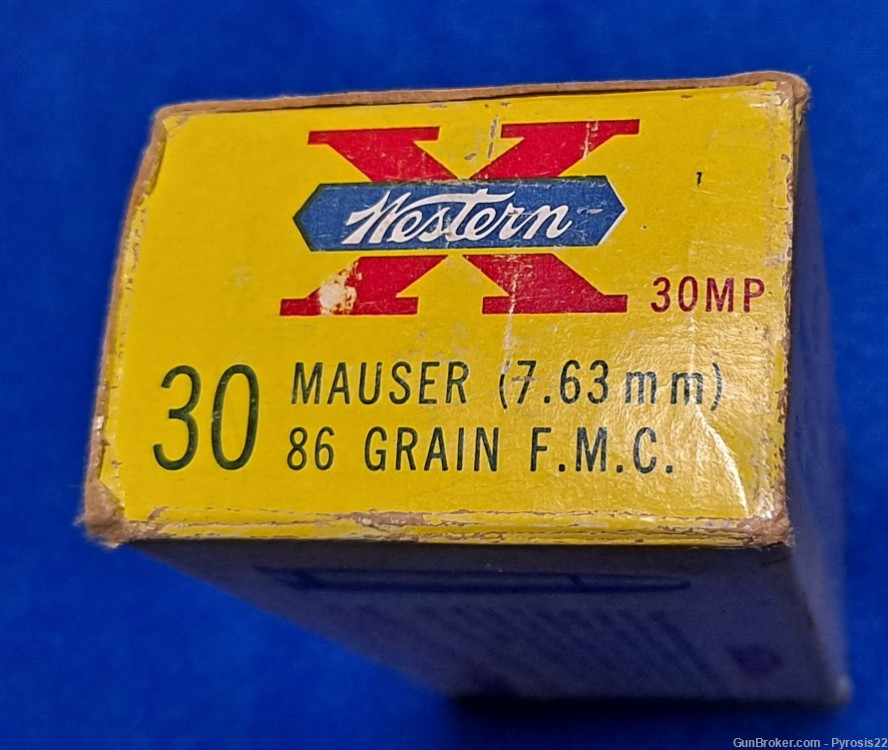 Western 30 Mauser 50x Rounds C96-img-2