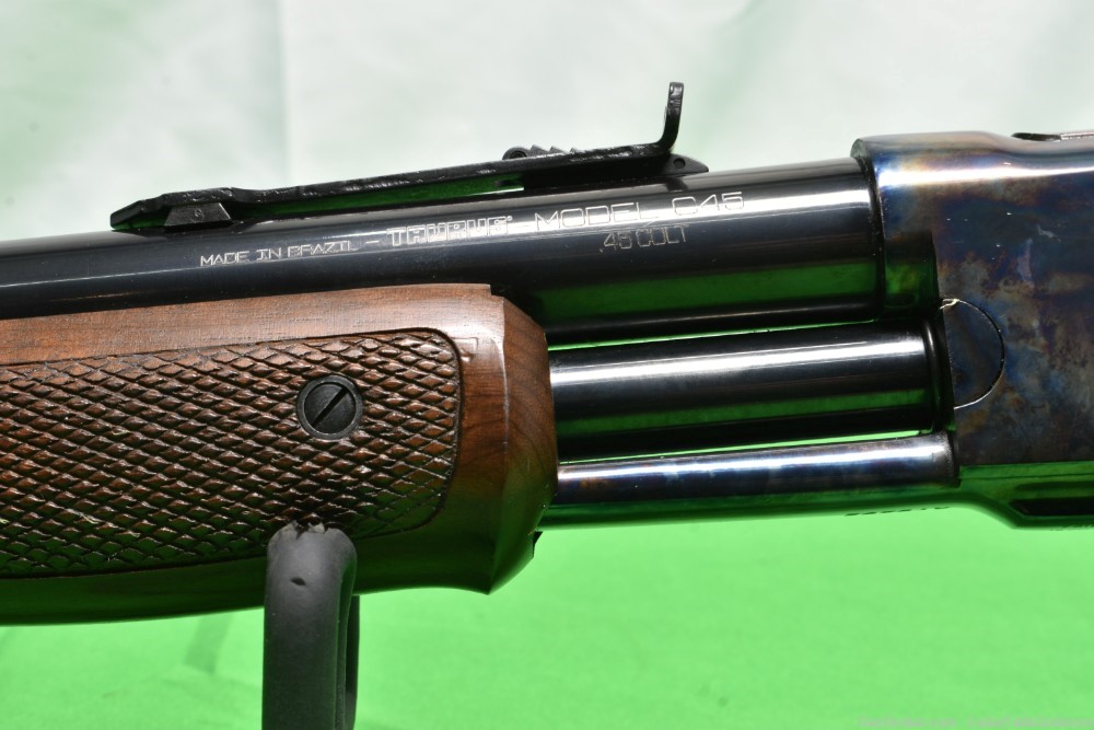 Taurus C45 Thunderbolt .45 Colt pump-action rifle color case hardened-img-15