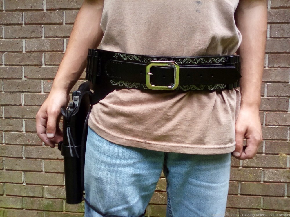 Build Your Own Custom Western Gun Belt Rig! READ DESCRIPTION. -img-36