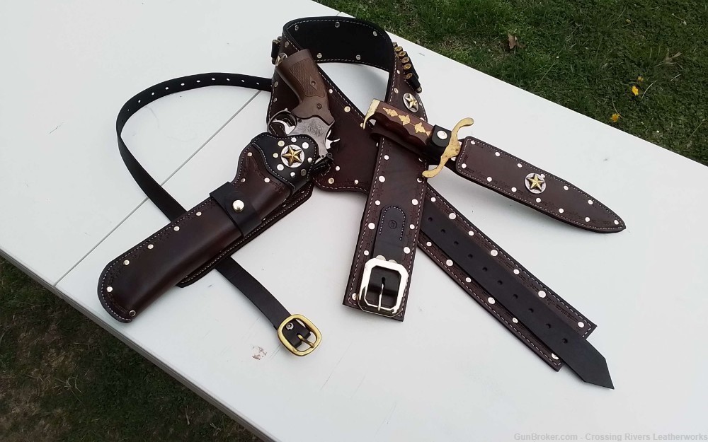 Build Your Own Custom Western Gun Belt Rig! READ DESCRIPTION. -img-24