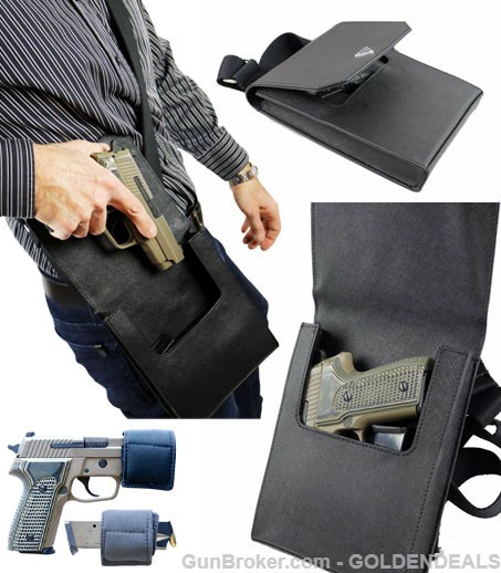 Luxury Concealed Carry Shoulder Bag with Fast Draw Ability for EDC-img-1