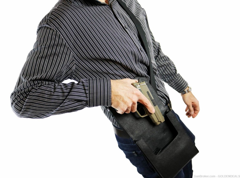 Luxury Concealed Carry Shoulder Bag with Fast Draw Ability for EDC-img-0