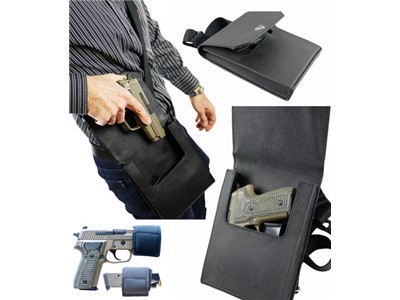 Luxury Concealed Carry Shoulder Bag with Fast Draw Ability for EDC