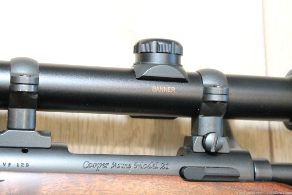 cooper model 21 .17 remington w/ bushnell scope  Nice!-img-9