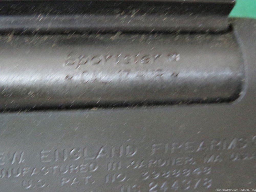 New England Firearms Sportster 17 HMR Cal.-img-7
