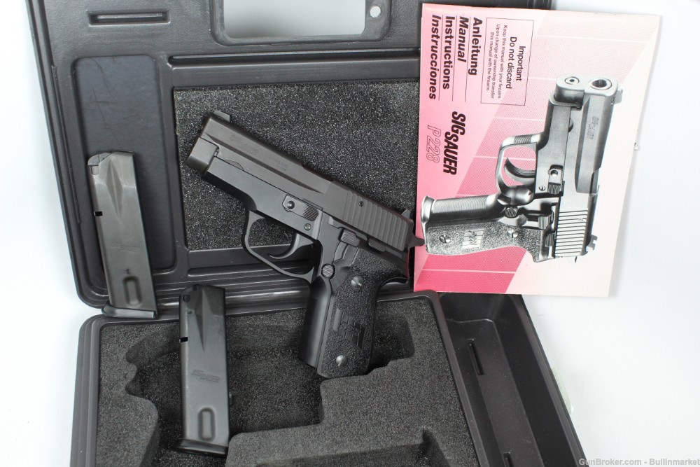 West German SIG Sauer P228 Compact 9mm Semi Auto Pistol w/ Original Box-img-0