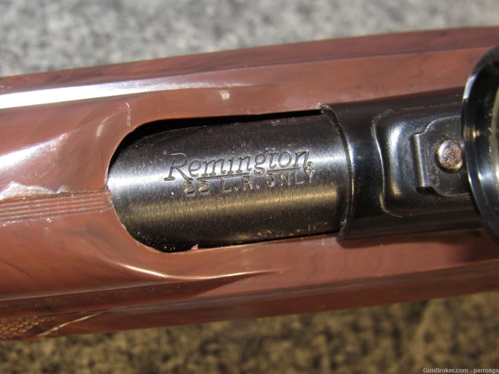 Remington Nylon 66 Mohawk Brown 22 LR 19.5" Weaver Scope Nice!-img-2