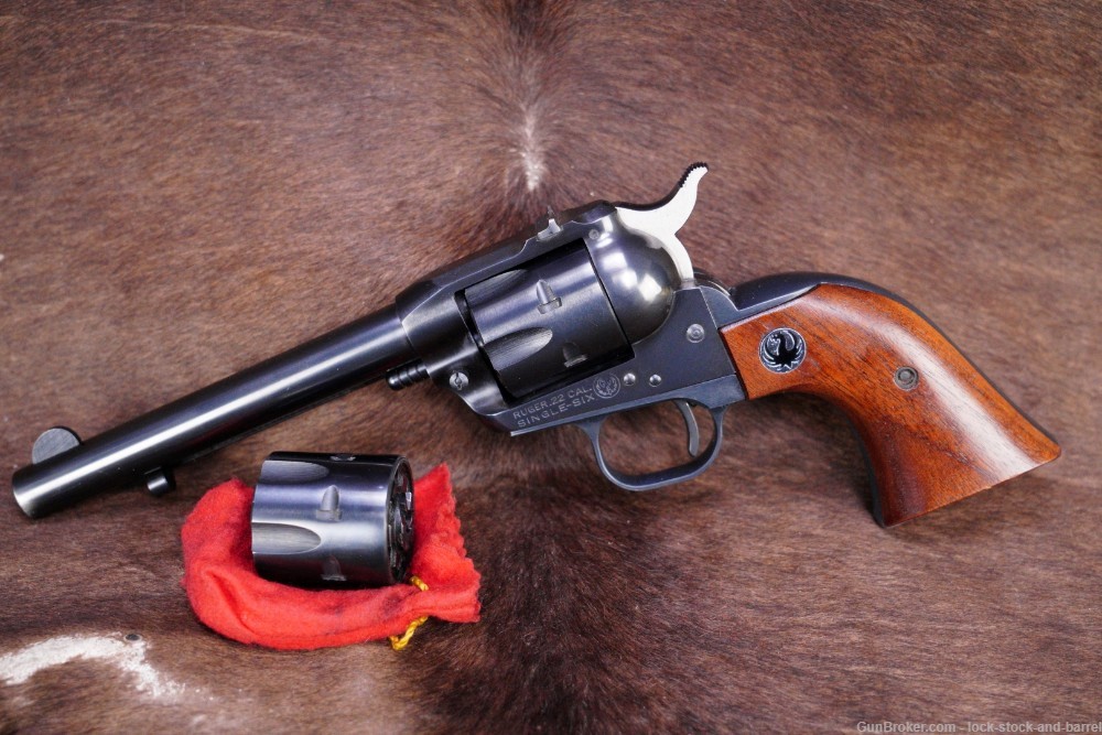 Ruger Pre-Warning 3-Screw Single-Six .22 LR & WMR 5.5” SA Revolver 1961 C&R-img-3