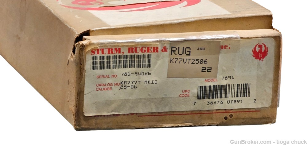 Ruger 77 Mark II Varmint 25-06 *Made in 1993* Original Box-img-16