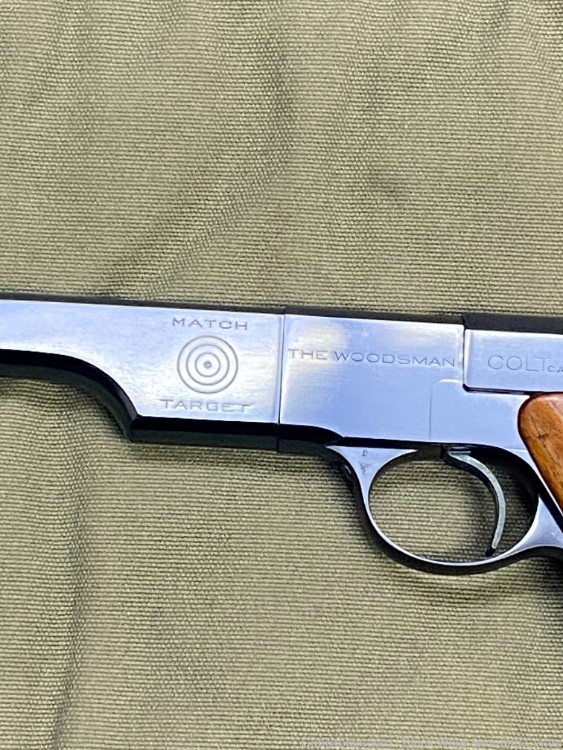 Colt Woodsman Match Target 1941 Bullseye Elephant Ear Grips-img-8