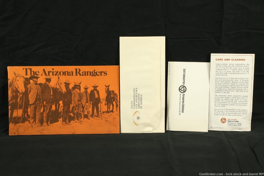 Colt Arizona Ranger Commemorative Frontier Scout .22 LR Revolver, 1972 C&R-img-23
