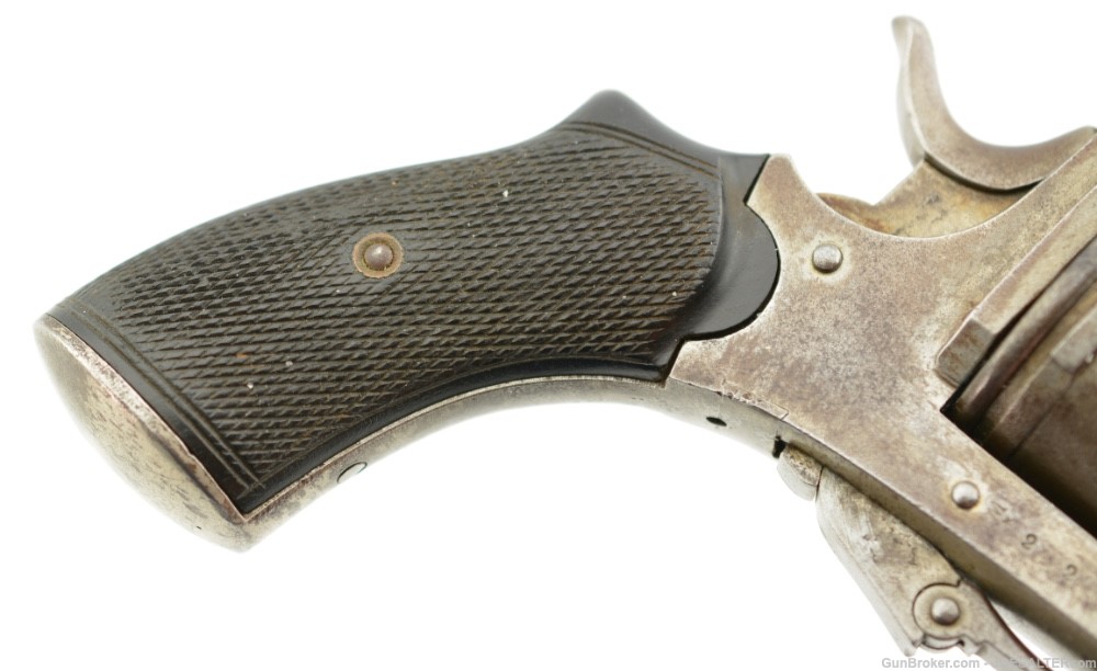 Scarce Belgian Webley-Style Folding Trigger Pocket Revolver-img-1