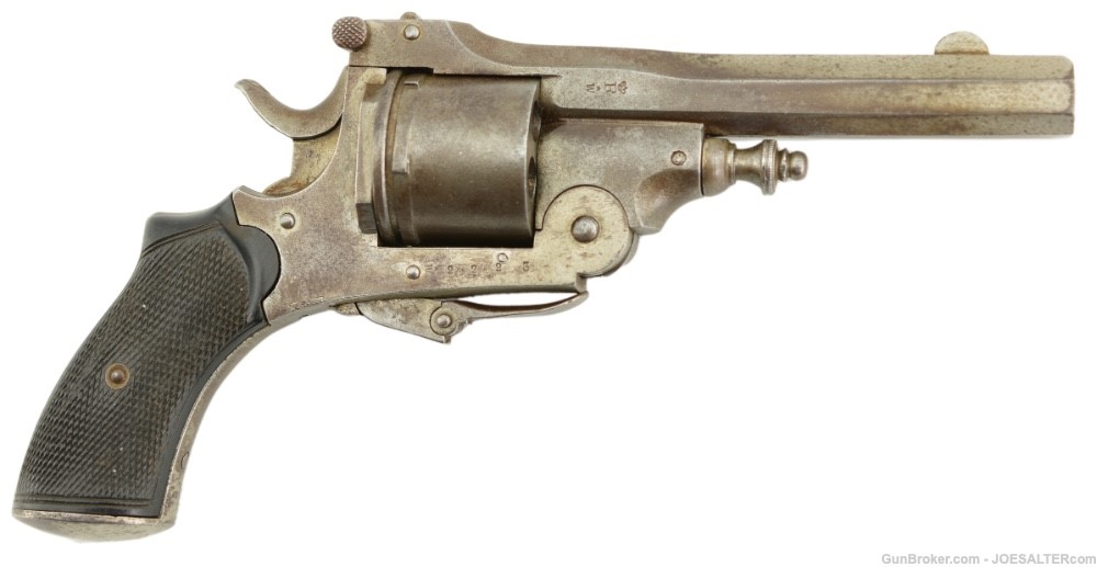Scarce Belgian Webley-Style Folding Trigger Pocket Revolver-img-0