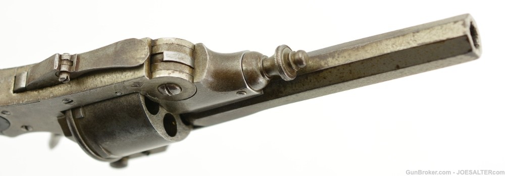 Scarce Belgian Webley-Style Folding Trigger Pocket Revolver-img-10