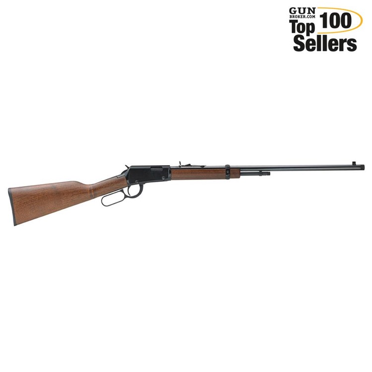 HENRY Frontier 22 WMR Threaded 24in 8rd American Walnut Rifle (H001TMSPR)-img-0