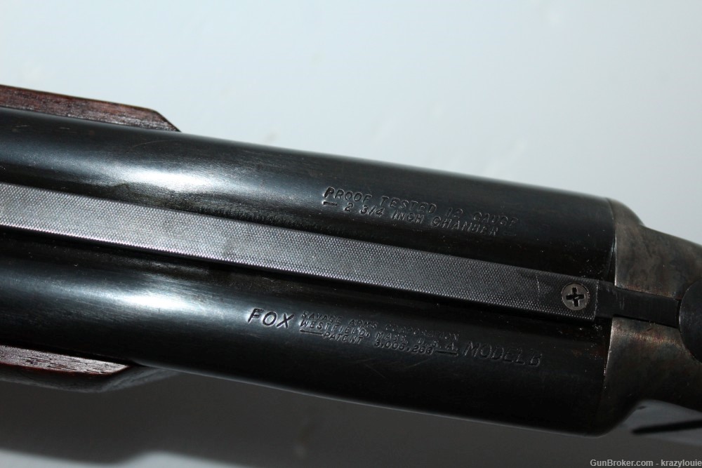 Savage FOX Model B BST 12 GA 28" Side by Side SxS Shotgun 2 3/4" Pre-1968  -img-45